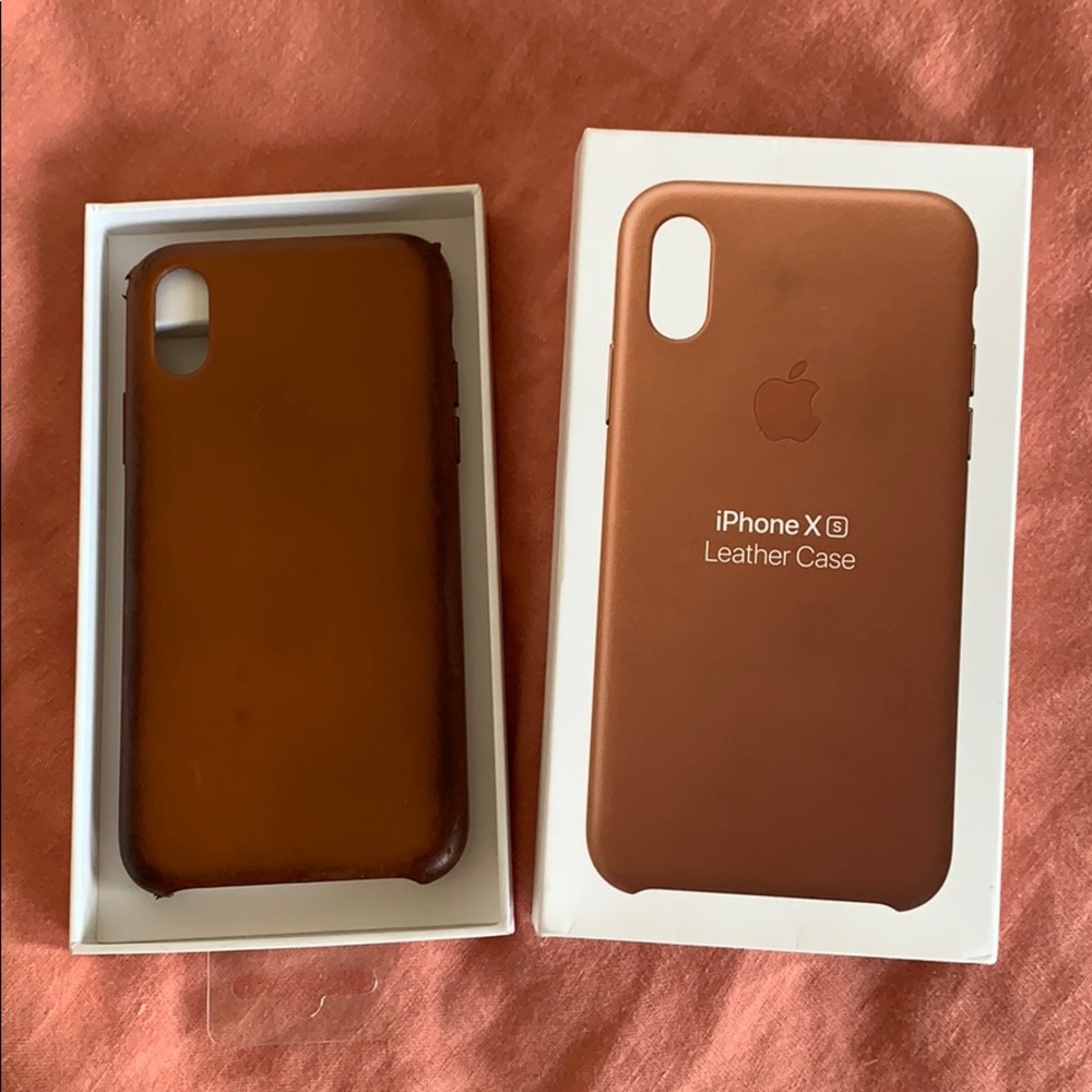 Genuine Leather iPhone Case by Apple